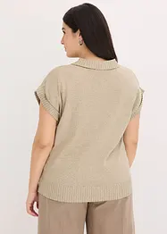 Polo svetr s bavlnou, bonprix