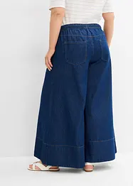 Džíny Wide Leg, Mid Waist, pohodlný pas, bonprix