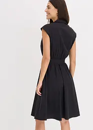 Halenkové šaty s vázačkou, bonprix