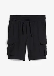 Bermudy ze vzdušného mušelínu, Regular Fit, bonprix