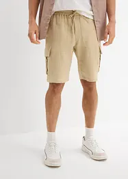 Bermudy ze vzdušného mušelínu, Regular Fit, bonprix