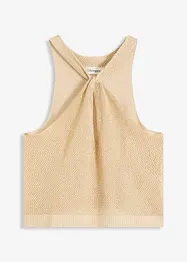 Pletený top se třpytem, bonprix