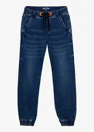 Teplákové džíny Regular Fit, pro chlapce, bonprix