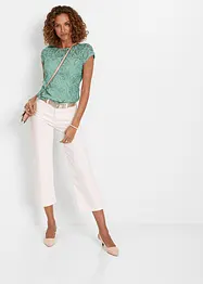 Halenkové tričko s krajkou, bonprix