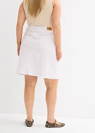 Strečová džínová sukně, High Waist, bonprix