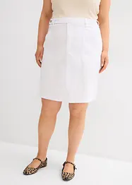 Strečová džínová sukně, High Waist, bonprix