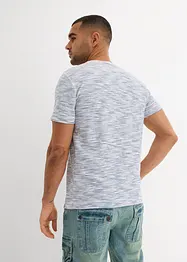 Tričko Henley, krátký rukáv, z čisté bavlny, bonprix