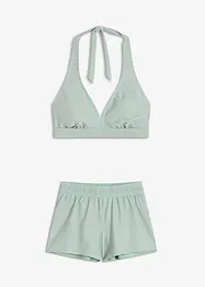 Bikiny a koupací šortky (3dílná souprava), bonprix