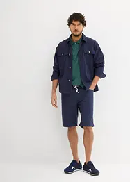 Bermudy bez zapínání, ze směsi lnu, Regular Fit, bonprix