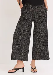 Culotte kalhoty z žerzejového krepu, bonprix
