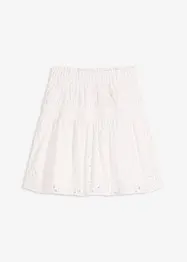 Minisukně s dírkovanou výšivkou, bonprix