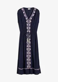 Boho midi šaty s výšivkou, bonprix