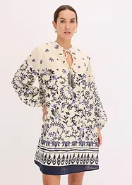 Krátké boho šaty se vzhledem lnu, bonprix