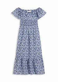 Boho midi šaty s výstřihem Carmen, z lehké bavlny, bonprix