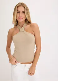 Top s ramínkem kolem krku, z měkké viskózy, bonprix