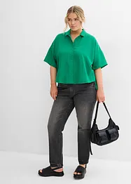 Oversize košilová halenka, bonprix
