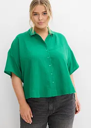 Oversize košilová halenka, bonprix