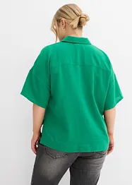 Oversize košilová halenka, bonprix