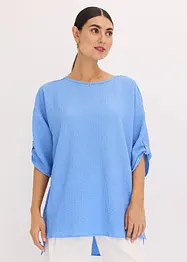 Halenka se strukturou a krajkovým pásem, bonprix