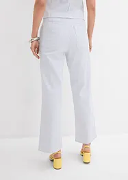 Džíny Wide Leg, High Waist, zkrácené, bonprix