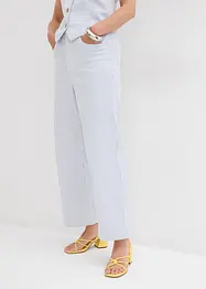 Džíny Wide Leg, High Waist, zkrácené, bonprix