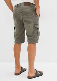 Džínové bermudy z teplákoviny, Regular Fit, bonprix