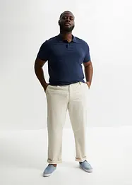 Kalhoty bez zapínání, se lnem, Relaxed Fit, Straight, bonprix