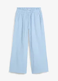 Kalhoty Culotte z bavlněného mušelínu, bonprix