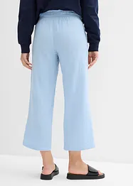 Kalhoty Culotte z bavlněného mušelínu, bonprix