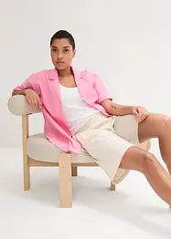 Volná oversize halenka z lehké lněné směsi, bonprix