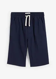 Šortky bez zapínání, ze vzdušné lněné směsi, Regular Fit, bonprix