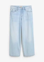 Baggy džíny Mid Waist Super Soft, zkrácené, bonprix