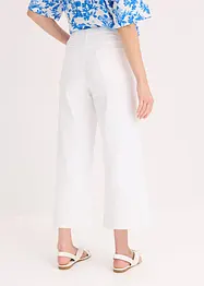 Kalhoty Culotte z elastické bavlněné směsi, bonprix