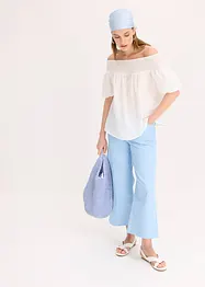 Kalhoty Culotte z elastické bavlněné směsi, bonprix
