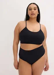 Bezešvý podprsenkový top Feel Comfort, s vykrojenými zády, bonprix