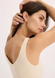 Bezešvý podprsenkový top Feel Comfort, žebrovaný, bonprix