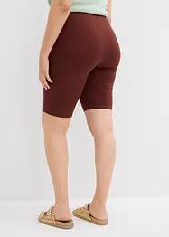 Krátké legíny z žebrovaného žerzeje, High Waist, bonprix
