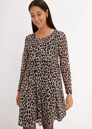 Těhotenské/kojicí šaty 2v1 s leopardím potiskem, bonprix