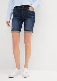 Džínové bermudy Mid Waist, bonprix
