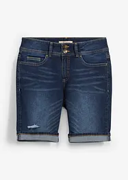 Džínové bermudy Mid Waist, bonprix