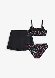 Bikiny a sukně (3dílná souprava), bonprix