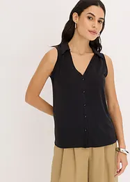 Pólo top z viskózového piké, bonprix