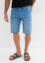 Bermudy z džínové teplákoviny, Slim Fit (2 ks v balení), bonprix