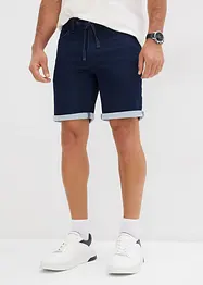 Teplákové džínové šortky, Regular Fit, bonprix