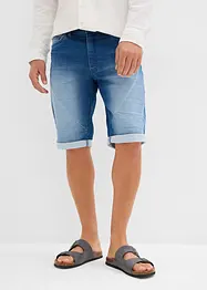 Bermudy z džínové teplákoviny, Relaxed Fit, bonprix