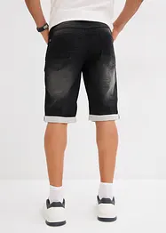 Bermudy z džínové teplákoviny, Relaxed Fit, bonprix