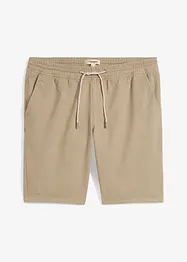 Bermudy bez zapínání, z čisté bavlny, Regular Fit, bonprix