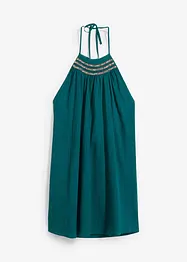 Šaty na ramínka, ze strukturovaného materiálu se zmačkaným efektem, bonprix