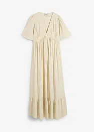 Stupňovité maxi šaty ze splývavé viskózy, bonprix