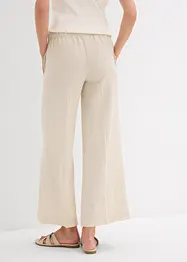 Culotte kalhoty ze splývavé viskózové směsi, bonprix